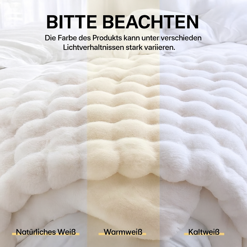 Flauschig weiche Kuscheldecke